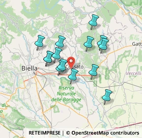 Mappa SS 141 Biella - Laghi, 13836 Cossato BI, Italia (5.83429)