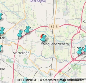 Mappa Via Falcone e Borsellino, 30037 Scorzè VE, Italia (7.10615)