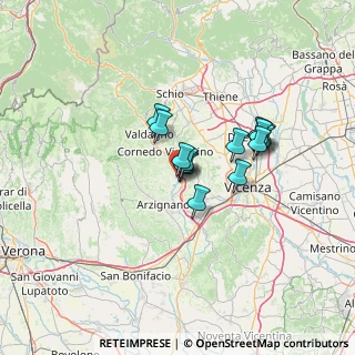 Mappa Via N. Sauro, 36070 Trissino VI, Italia (9.12786)
