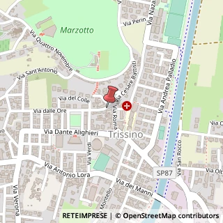 Mappa Via Dalle Ore, 1, 36070 Trissino, Vicenza (Veneto)