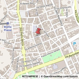 Mappa Via Vescovado, 18, 13900 Biella, Biella (Piemonte)