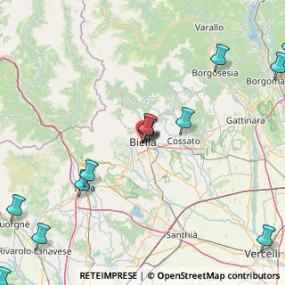 Mappa Via Antonio Gramsci, 13900 Biella BI, Italia (25.34714)