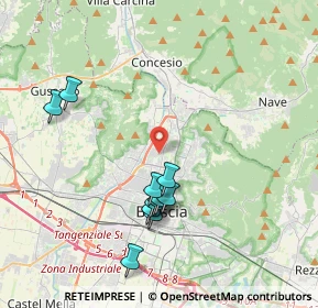 Mappa Via delle Scuole, 25128 Brescia BS, Italia (3.75091)