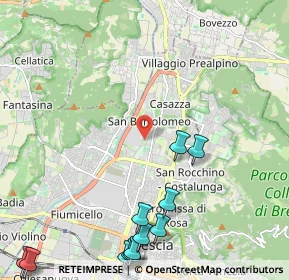 Mappa Via delle Scuole, 25128 Brescia BS, Italia (3.085)