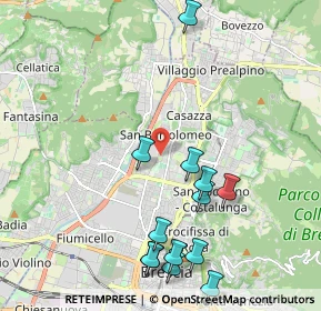 Mappa Via delle Scuole, 25128 Brescia BS, Italia (2.35077)