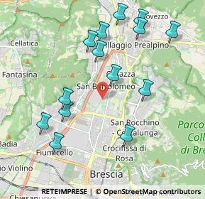 Mappa Via delle Scuole, 25128 Brescia BS, Italia (2.12714)