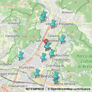 Mappa Via delle Scuole, 25128 Brescia BS, Italia (2.03333)