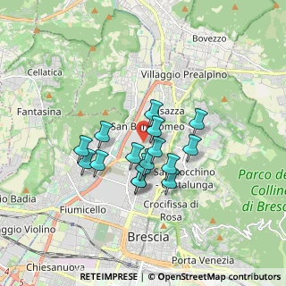 Mappa Via delle Scuole, 25128 Brescia BS, Italia (1.3125)