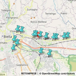 Mappa Via Umberto, 13856 Vigliano Biellese BI, Italia (1.8825)