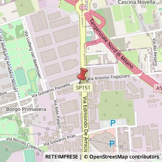Mappa Via Giovanni Paisiello, 110, 20092 Cinisello Balsamo, Milano (Lombardia)