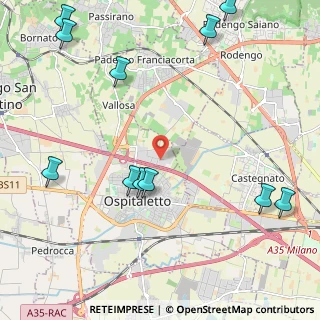 Mappa Via Generale Reverberi, 25050 Passirano BS, Italia (2.84091)