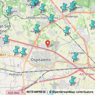 Mappa Via Generale Reverberi, 25050 Passirano BS, Italia (3.514)