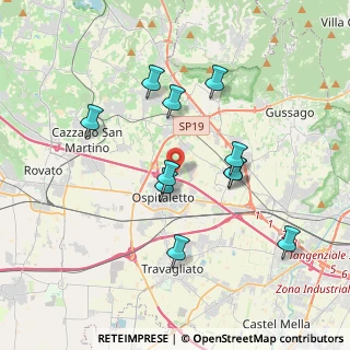 Mappa Via Generale Reverberi, 25050 Passirano BS, Italia (3.42364)