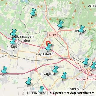 Mappa Via Generale Reverberi, 25050 Passirano BS, Italia (6.45143)