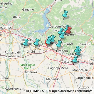 Mappa Via Generale Reverberi, 25050 Passirano BS, Italia (13.37)