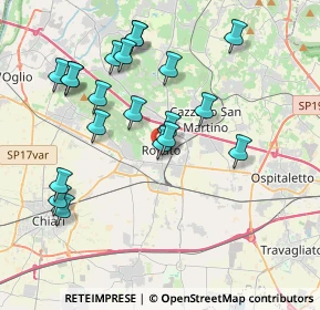 Mappa Via Camillo Golgi, 25038 Rovato BS, Italia (3.9035)