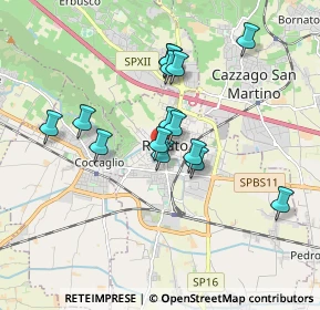 Mappa Via C. Golgi, 25038 Rovato BS, Italia (1.51933)