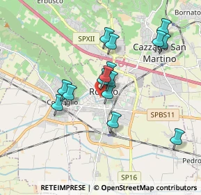 Mappa Via C. Golgi, 25038 Rovato BS, Italia (1.578)