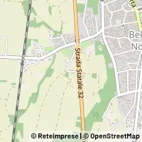 Mapa Bellinzago Novarese
