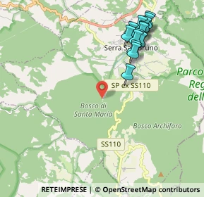 Mappa Loc. Santa Maria del Bosco, 89822 Serra San Bruno VV, Italia (2.50929)