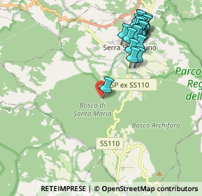 Mappa Loc. Santa Maria del Bosco, 89822 Serra San Bruno VV, Italia (2.5465)