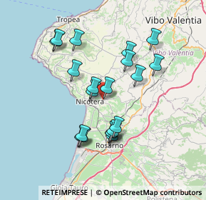 Mappa Via Palmiro Togliatti, 89844 Limbadi VV, Italia (7.3005)