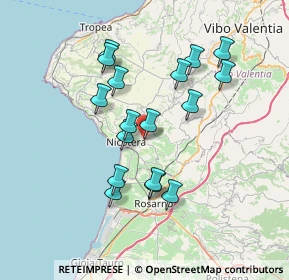 Mappa Via Palmiro Togliatti, 89844 Limbadi VV, Italia (7.18765)