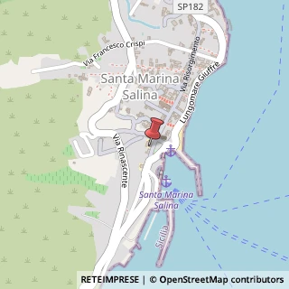 Mappa Via risorgimento, 98100 Santa Marina Salina, Messina (Sicilia)