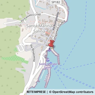 Mappa Via Risorgimento, 149, 98050 Santa Marina Salina, Messina (Sicilia)