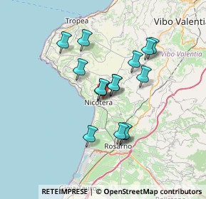 Mappa Unnamed Road, 89844 Nicotera VV, Italia (6.332)