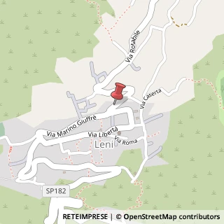 Mappa Via Nilo, 33, 98050 Leni, Messina (Sicilia)