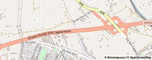 Mappa Selargius