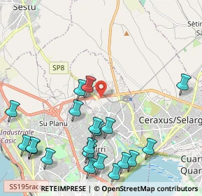 Mappa SS 554 km 5, 09042 Monserrato CA, Italia (2.91)