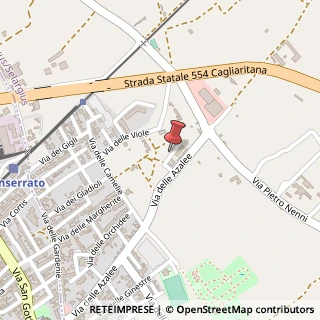 Mappa Via delle Dalie, 11, 09047 Selargius, Cagliari (Sardegna)