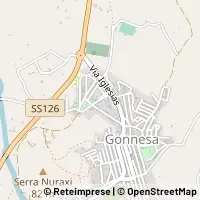 지도 Gonnesa