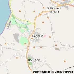 Mappa Gonnesa