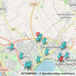 Mappa Strada Comunale Terr'e Teula, 09042 Monserrato CA, Italia (3.10733)