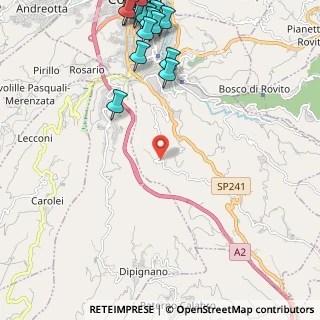 Mappa Via Giovanni Macchione, 87100 Cosenza CS, Italia (3.64158)