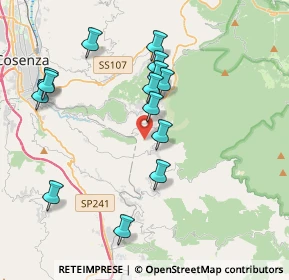 Mappa Unnamed Road, 87050 Pedace CS, Italia (4.26)