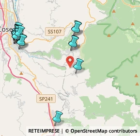 Mappa Unnamed Road, 87050 Pedace CS, Italia (6.1955)