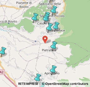 Mappa Unnamed Road, 87050 Pedace CS, Italia (2.84462)