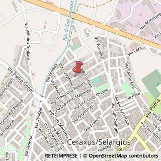 Mappa Via Vincenzo Bellini,  47, 09128 Selargius, Cagliari (Sardegna)