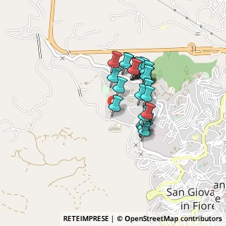 Mappa Via Giacomo Alberto, 87055 San Giovanni in Fiore CS, Italia (0.34643)