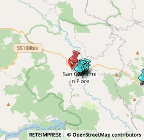 Mappa Via Giacomo Alberto, 87055 San Giovanni in Fiore CS, Italia (3.11)