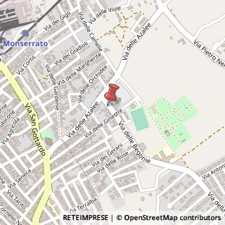 Mappa Via delle Begonie, 26, 09047 Selargius, Cagliari (Sardegna)