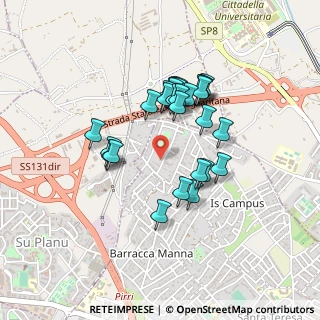 Mappa Via delle Felci, 09134 Cagliari CA, Italia (0.4)