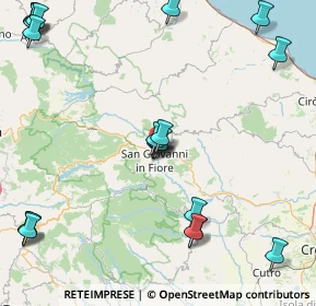 Mappa Via Cariati, 87055 San Giovanni in Fiore CS, Italia (24.3985)