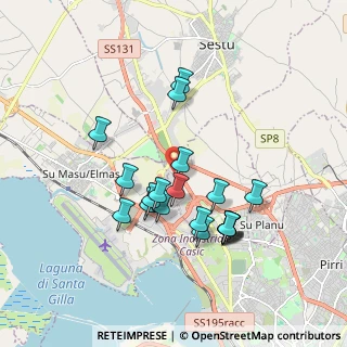 Mappa Via Michele Giua, 09122 Zona Industriale Casic CA, Italia (1.8135)