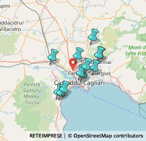 Mappa Via Michele Giua, 09122 Zona Industriale Casic CA, Italia (10.3425)