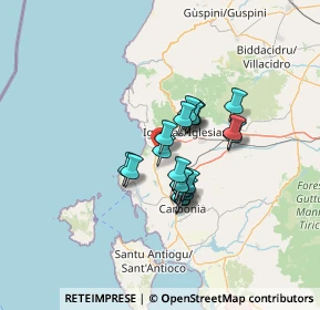 Mappa Via dei Partigiani, 09010 Gonnesa SU, Italia (9.761)